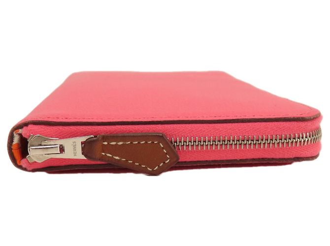 Hermès Hermes Azap Seidenlangbörse in Rose Azalee Pink - Ansicht 3