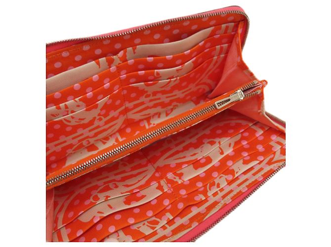 Hermès Hermes Azap Seidenlangbörse in Rose Azalee Pink - Ansicht 4