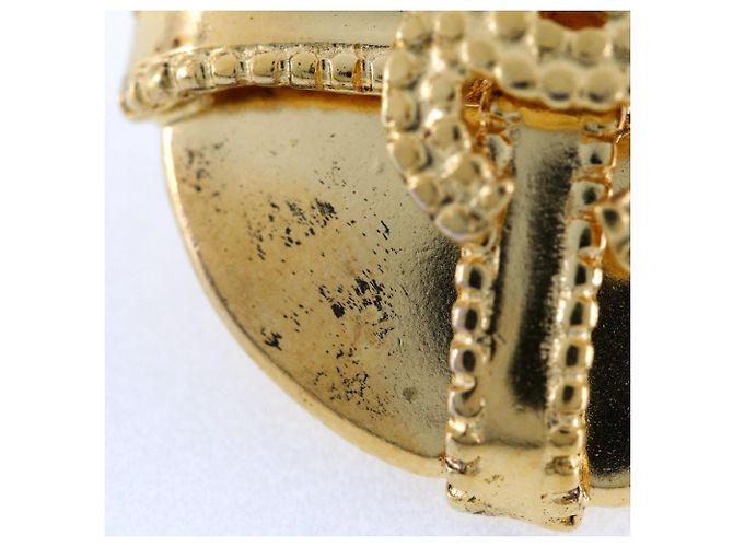 Chanel Coco Mark Clip Ohrringe Golden - Ansicht 7
