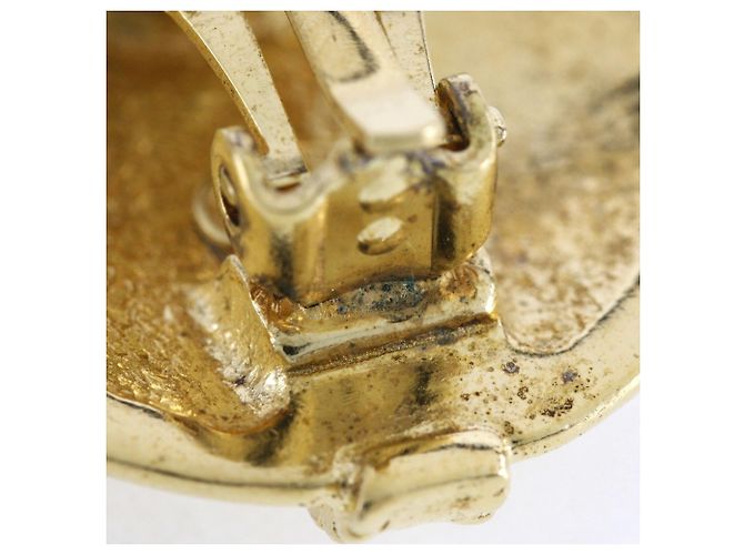 Chanel Coco Mark Clip Ohrringe Golden - Ansicht 8