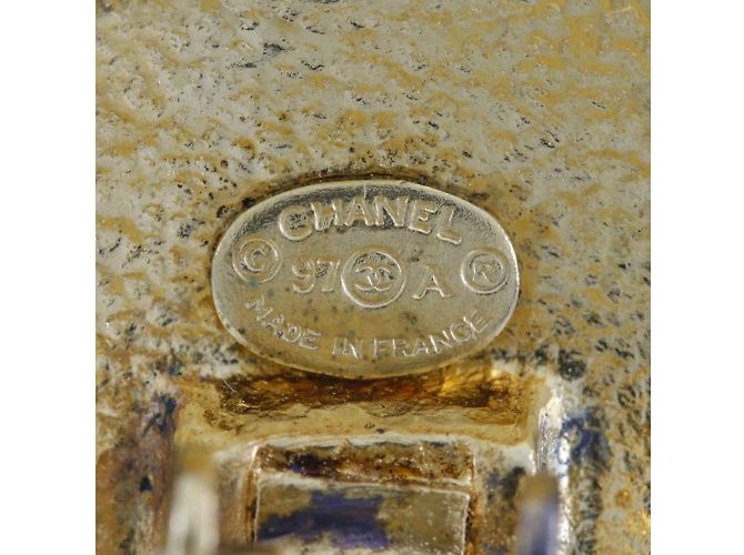 Chanel Coco Mark Clip Ohrringe Golden - Ansicht 9