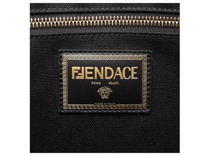 Fendi Borsa Medusa FENDACE Nero - vista 9
