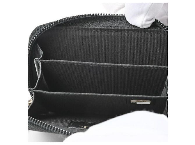 Monedero redondo Chanel Boy Negro Dorado - vista 6