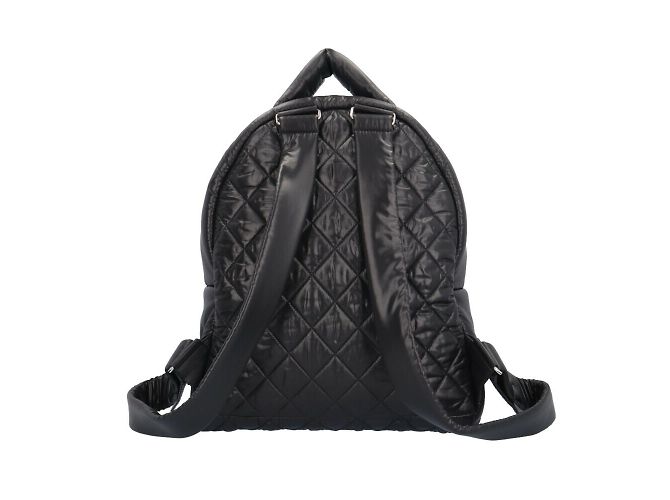 Chanel Coco Cocoon Nylon Rucksack Schwarz - Ansicht 3