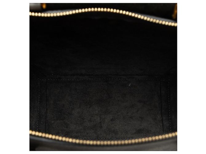 Belt Bag Céline Celine Nano Gürteltasche aus grauem Leder Braun - Ansicht 6