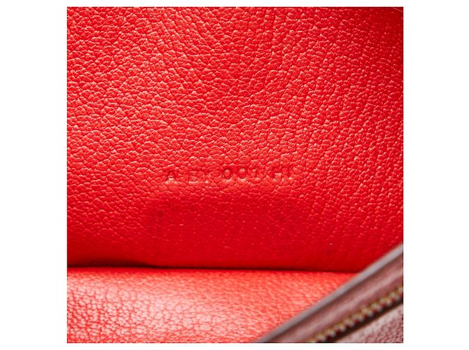 Hermès Billetera bi-fold Soufflet Bearn Hermes Roja - vista 10