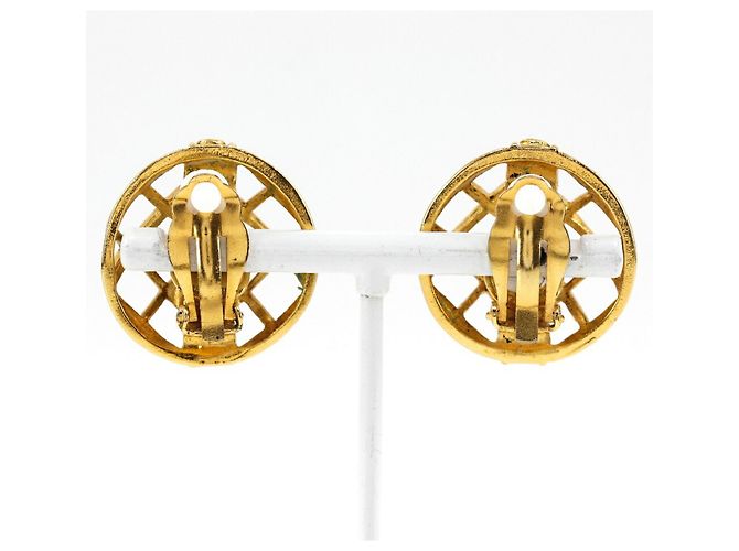 Orecchini a clip placcati in oro Chanel D'oro - vista 3