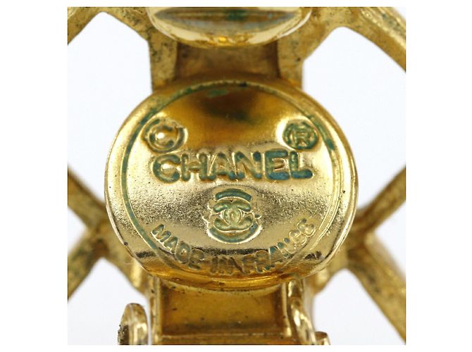 Orecchini a clip placcati in oro Chanel D'oro - vista 6