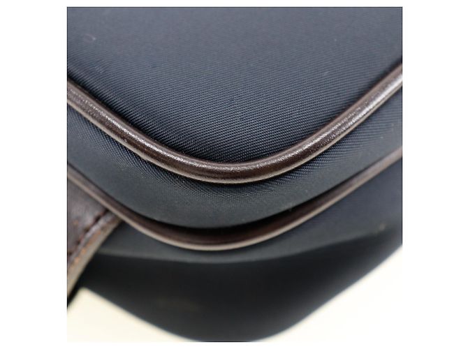 Borsa a tracolla in nylon Burberry Black Label Nero - vista 5