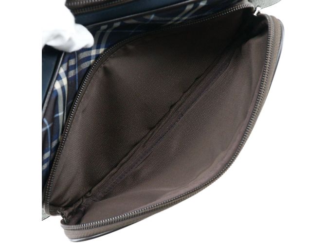Borsa a tracolla in nylon Burberry Black Label Nero - vista 6