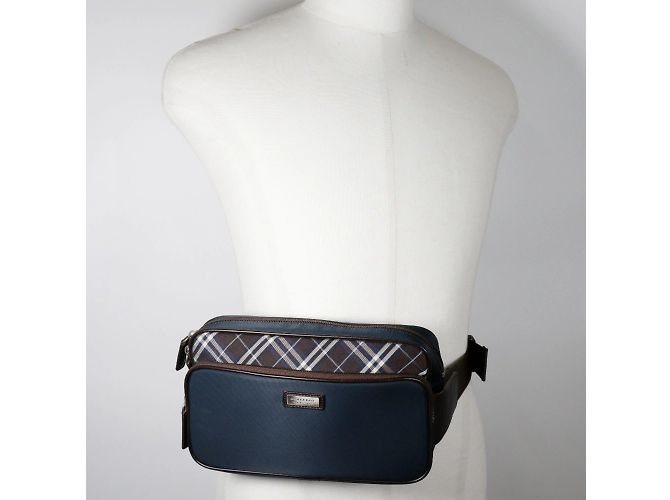 Borsa a tracolla in nylon Burberry Black Label Nero - vista 9