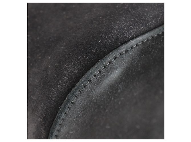 Borsa in suede Salvatore Ferragamo Nero - vista 4
