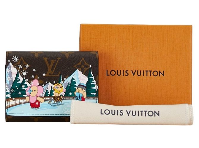 Billetera Bi-fold Victorine Monogram Vivienne de Louis Vuitton Castaño Multicolor - vista 10