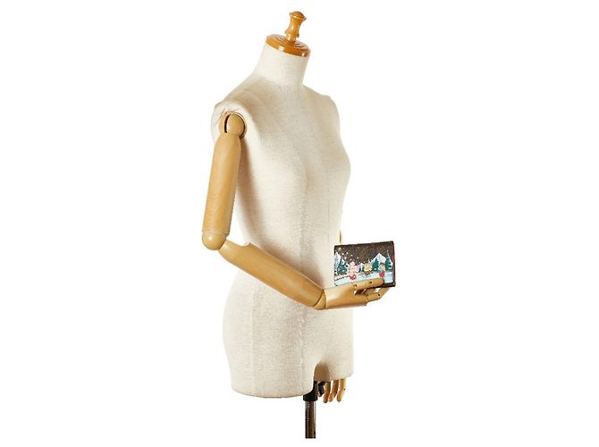 Billetera Bi-fold Victorine Monogram Vivienne de Louis Vuitton Castaño Multicolor - vista 11
