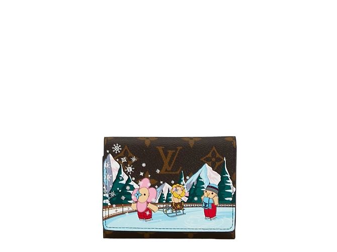 Billetera Bi-fold Victorine Monogram Vivienne de Louis Vuitton Castaño Multicolor - vista 2