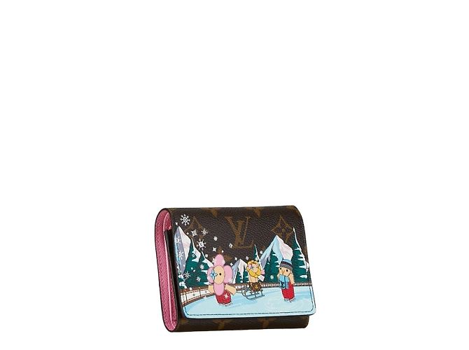 Billetera Bi-fold Victorine Monogram Vivienne de Louis Vuitton Castaño Multicolor - vista 3