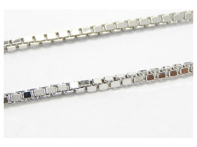 Collana Christian Dior in argento e motivo di zanna bianca Bianco - vista 5