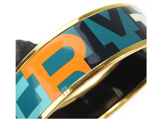 Hermès Hermes Multi-Farben Emaille Charm-Armband Mehrfarben Grün - Ansicht 7
