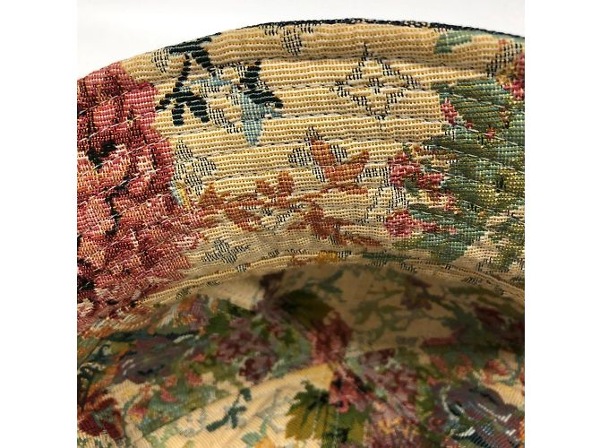 Cappello bucket in denim blu Louis Vuitton - vista 4