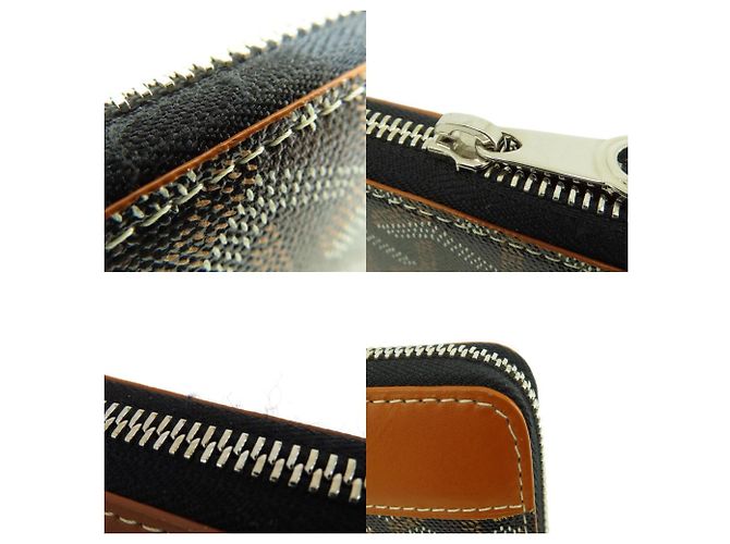 Goyard Zip GM Langbörse mit Fischgrätenmuster - Ansicht 9