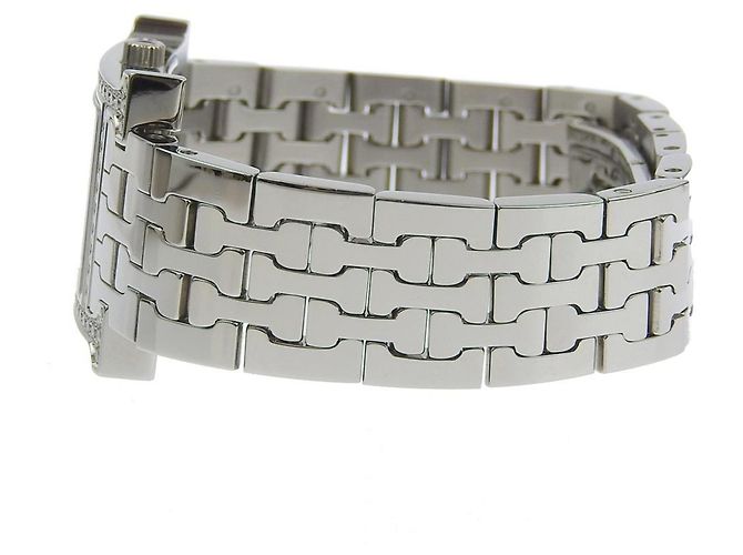 Hermès Reloj H Hermes con bisel de diamantes - vista 4