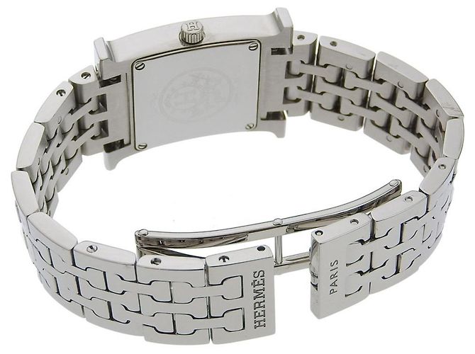 Hermès Reloj H Hermes con bisel de diamantes - vista 5