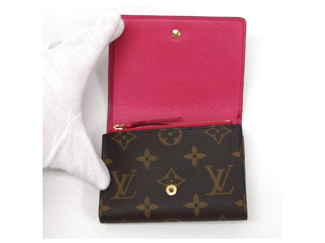 Cartera Tri-fold Victorine Monogram Vivienne de Louis Vuitton Fucsia - vista 10