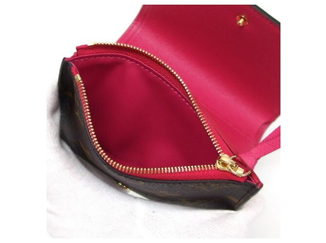 Cartera Tri-fold Victorine Monogram Vivienne de Louis Vuitton Fucsia - vista 7