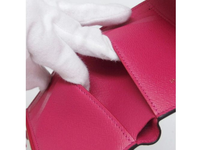 Cartera Tri-fold Victorine Monogram Vivienne de Louis Vuitton Fucsia - vista 8
