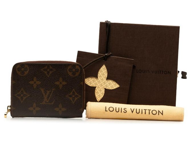 Portafoglio Zippy Monogram Louis Vuitton Marrone - vista 9