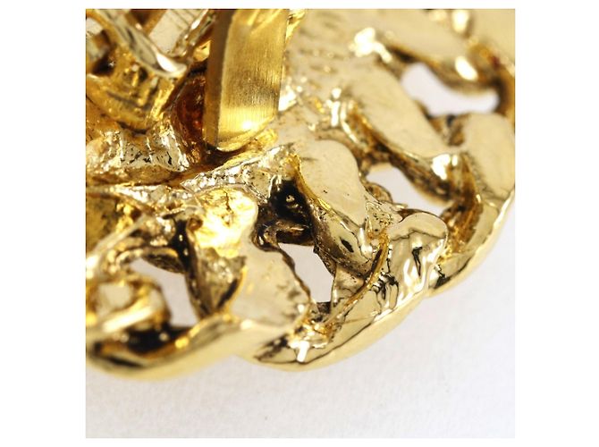 Orecchini a clip placcati in oro Chanel Coco Mark D'oro - vista 6