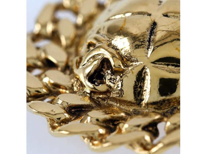 Orecchini a clip placcati in oro Chanel Coco Mark D'oro - vista 8