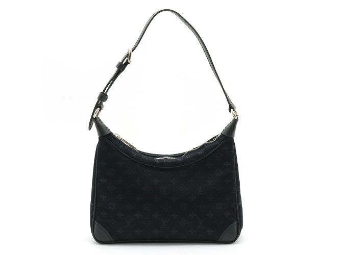 Pochette Little Boulogne in satin Monogram Louis Vuitton Nero Monogramma - vista 2