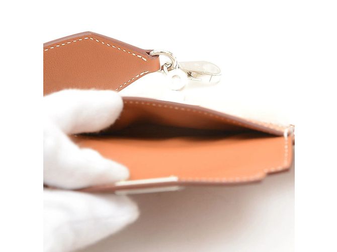 Cintura Kelly Pocket di Hermès Marrone Rosso Beige - vista 6