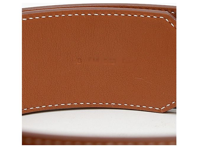 Cintura Kelly Pocket di Hermès Marrone Rosso Beige - vista 8