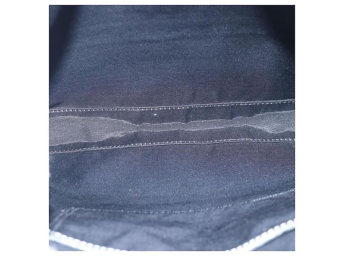 Borsa a spalla Burberry Nova Check Blue Label in nylon nero Auth 80167 - vista 11