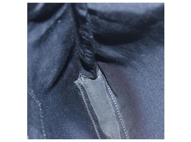 Borsa a spalla Burberry Nova Check Blue Label in nylon nero Auth 80167 - vista 18