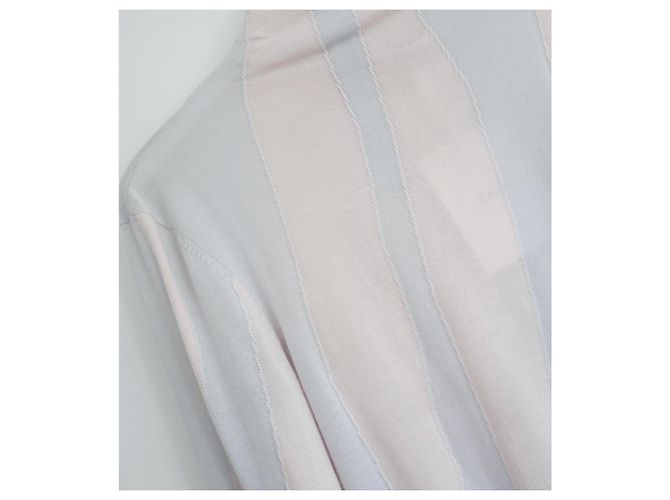 Feiner Pullover aus Kaschmir/Seide mit blauen und rosa Wellen von Dior Pink Hellblau - Ansicht 5