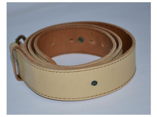 Gianni Versace Ledergürtel beige 85 cm - Ansicht 6