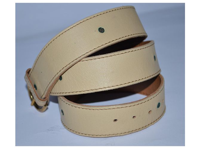 Gianni Versace Ledergürtel beige 85 cm - Ansicht 7