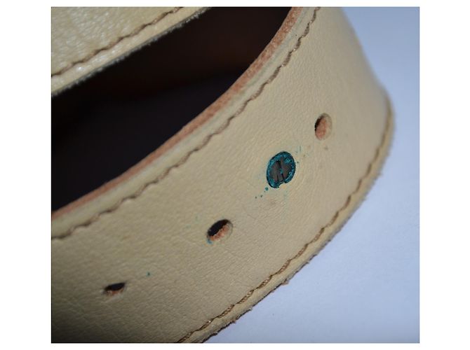 Gianni Versace Ledergürtel beige 85 cm - Ansicht 8