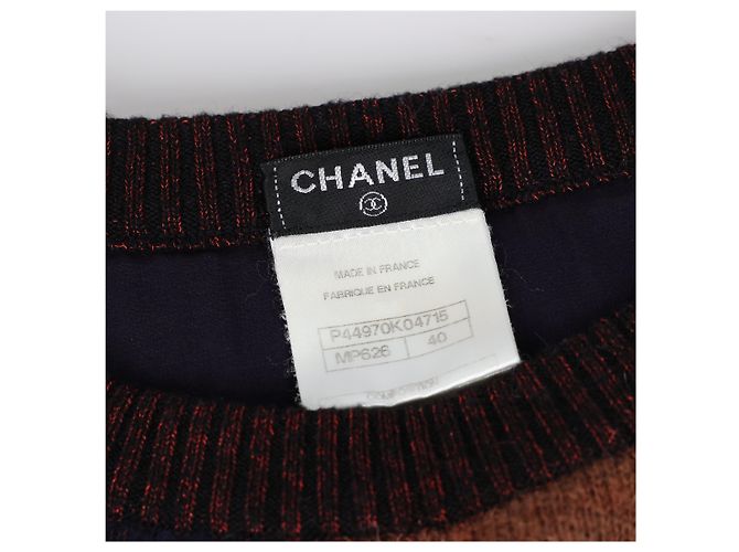 Timeless CHANEL 12A Herbst 2012 Mohair-Mix Strickkleid Größe EU 40 Pink - Ansicht 7