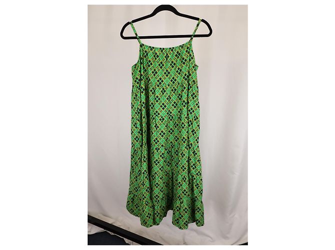 Vestido maxi impreso Mowin en algodón verde de Rachel Comey - vista 6