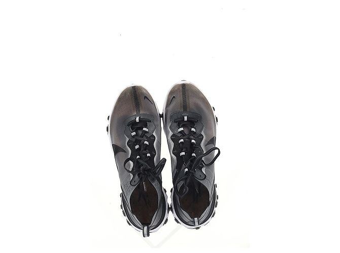 Sneakers Nike React Element 87 in sintetico nero antracite - vista 10