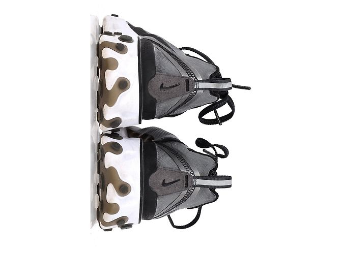 Sneakers Nike React Element 87 in sintetico nero antracite - vista 12