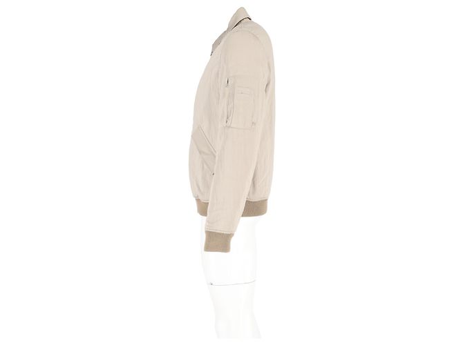 Apc Chaqueta Gaspard de cremallera completa A.P.C. en algodón beige - vista 5