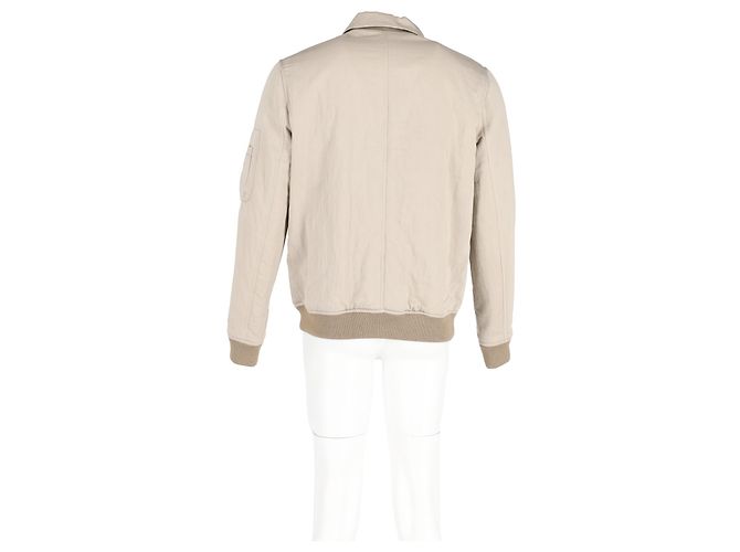 Apc Chaqueta Gaspard de cremallera completa A.P.C. en algodón beige - vista 6