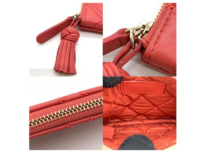 Pochette Mini in Pelle di Agnello Rosa Chanel - vista 4