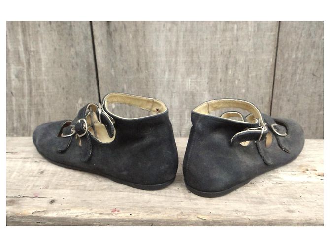 Sandali Free Lance in camoscio nero - vista 4