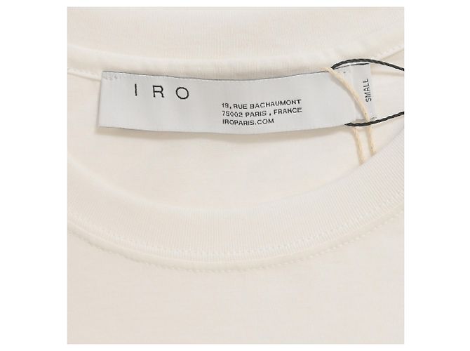 Top de jersey blanco con encaje de Iro Crudo - vista 5